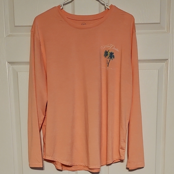 Lauren James Coral Pink Long Sleeve Shirt - Picture 1 of 9